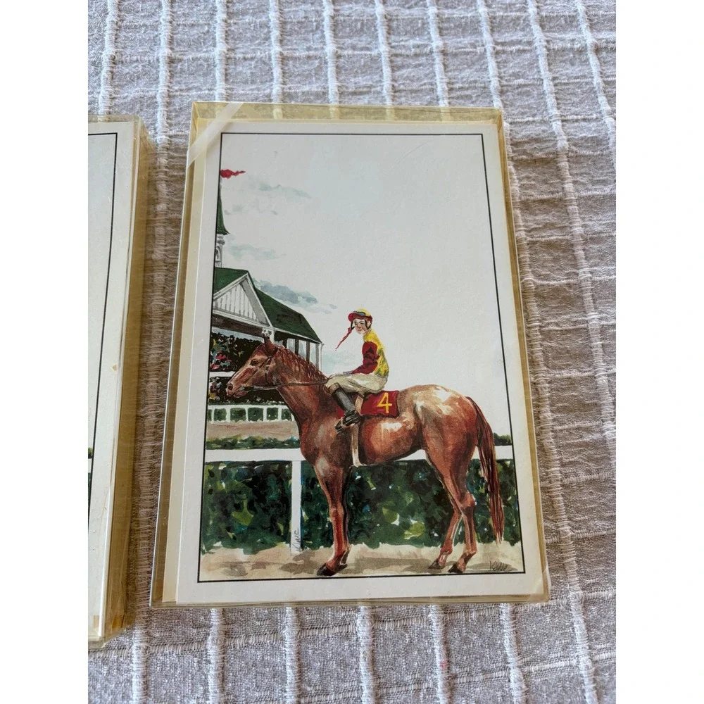 Lot two packs Set Of 20 Odd Balls Horse Racing Kentucky Derby Party Invitations